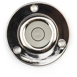 Dosenlibelle Ø30 mm, verchromten Metallgehäuse mit Flansch