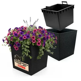 BigDean Blumentopf 40 x 40 x 41 cm Wetterfest