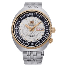 Orient Herren Analog Automatik Uhr mit Edelstahl Armband RA-AA0E01S19B