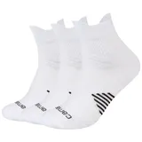 CAMANO Sport-Kurzsocke 3er Pack Schwarz/Weiß 39-42