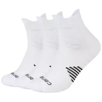 CAMANO Sport-Kurzsocke 3er Pack Schwarz/Weiß 39-42