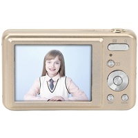 Dpofirs Digitalkamera für Kinder Jungen und Mädchen, 8-facher Zoom Full HD 1080P Minikamera für Studenten, Teenager, Kinder, Kinderkamera, Kompakte Digitalkamera, Geschenke für Anfänger(Gold)