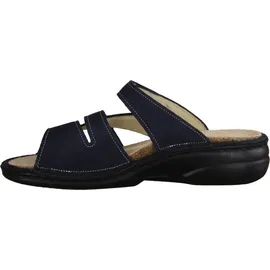 Finn Comfort Ventura-S Nubuk nautic Pantolette Blau - 41