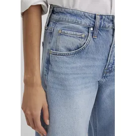 Mavi Weite Jeans "SANDRA", Damen, Gr. 32, Länge 32, blau (lt brushed denim), 77% Baumwolle, 22% Lyocell, 1% Elastan, weit normal, Jeans, Cuffed Wide Leg