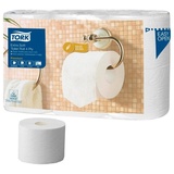 TORK Toilettenpapier 42 Rollen Toilettenpapier T4 Premium Extra Soft 4-lagig - weiß, 4-lagig; extra weich weiß