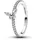 Pandora 194269C03 Silber Damenring Funkelnder Schmetterling Weiß, 50/15,9
