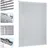 Sekey Aluminium-Jalousie 80 x 130 cm Silber