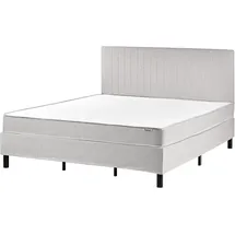 Beliani Countess 180 x 200 cm Hellgrau