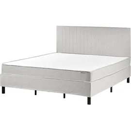 Beliani Countess 180 x 200 cm Hellgrau
