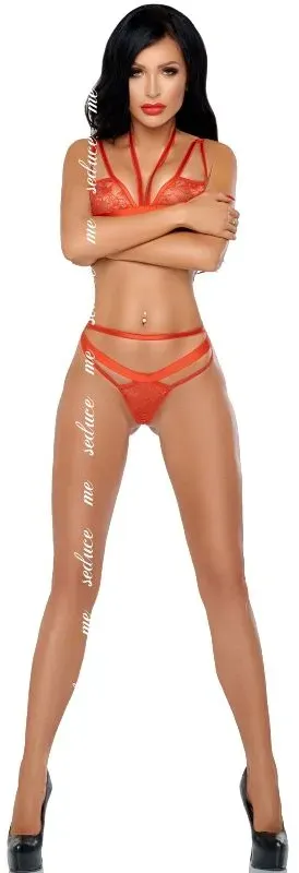 ME-SEDUCE - ZULMIRA SET ROT L/XL - L/XL