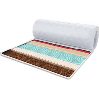 Fdm Topper 5x160x200 cm Matratzenauflage mit HR-Schaum Matratzenschoner Kokosfaser
