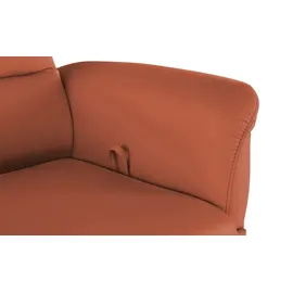 HIMOLLA Sofa Leder 2-Sitzer Orange