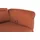 HIMOLLA Sofa Leder 2-Sitzer Orange