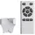 Beliani Deckenventilator mit Licht GOSHAABA