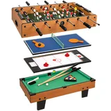 COLORBABY 85327 4 En 1 CBgames Multi-Spieltisch, 4 in 1 Tischplatte, M