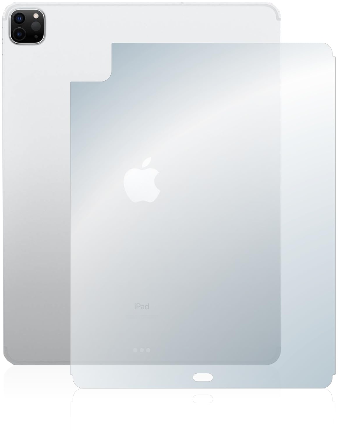 BROTECT Entspiegelungs-Schutzfolie für Apple iPad 12.9" Pro WiFi Cellular 2021 (Rückseite, 5. Gen.) Matte Displayschutz-Folie, Anti-Fingerprint