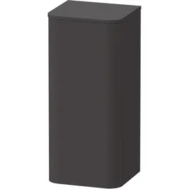 Duravit Happy D.2 Plus Halbhochschrank 40 x 88 x 36 cm Grau/Schwarz