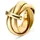 JETTE Damenring SWING 2.0 88336348 - gelbgold - 53