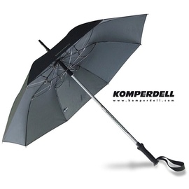 Euroschirm Komperdell Stock/Schirm, schwarz