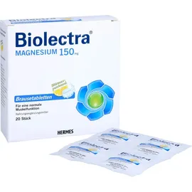 Hermes Arzneimittel Biolectra Magnesium 150 mg Zitrone Brausetabletten