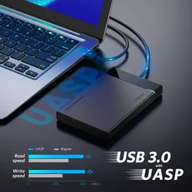 UGREEN 30847 Speicherlaufwerksgehäuse HDD/SSD-Gehäuse Schwarz 2,5′′