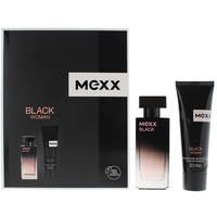 Mexx BLACK WOMAN Geschenkset Geschenkpackung 30ml Eau de Toilette EdT Spray + 50ml Shower Gel Duschgel