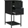 vidaXL Nachtschrank 32 x 42 x 70 cm Schwarz