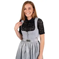 MarJo Dirndl Samt Dirndl 2tlg. - GAUTING - silber/schwarz schwarz|silberfarben 40