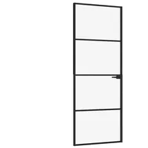 vidaXL Innentür Schwarz rechts 76 x 201,5 cm