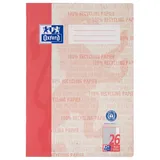 Hamelin OXFORD Recycling Schulheft A4, 16 Blatt, Lineatur 26 (kariert, weißer Rand rechts), 90 g/m2