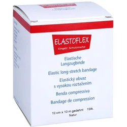 Elastoflex-langzugbinde 10cmx10m Ged. Natur 1 St