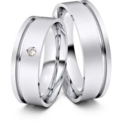 Trauringe Witten 333er Weiflgold - 6943