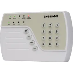 Axesstel Haus Funk Alarmanlagen System GSM SMS Sicherheit Set AG50 mit 2 Bewegungsmeldern
