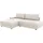 TRENDMANUFAKTUR Eckcouch Polyester 3-Sitzer Grau