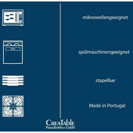 CreaTable Yuki Tafelservice 8-tlg. grün-blau