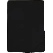 biberna 0012344 Frottee-Stretch 90 x 190 - 100 x 200 cm schwarz