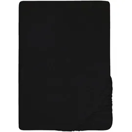 biberna 0012344 Frottee-Stretch 90 x 190 - 100 x 200 cm schwarz