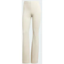 adidas Essentials Small Logo Flared Leggings Wonder Alumina / White L