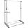 Haku-Möbel Rollgarderobe 90 x 43 x 95-170 grau