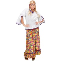 Widmann - Kostüm Hippie, Flower Power Kleidung, Retro, 60er 70er Jahre, Faschingskostüme, Karneval