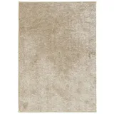 vidaXL Teppich ISTAN Hochflor Glänzend Beige 140x200 cm