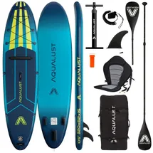 AQUALUST 10,6 iSUP Board 320 x 81 x 15 cm türkis