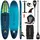 AQUALUST 10,6 iSUP Board 320 x 81 x 15 cm türkis