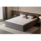 Taschenfederkernmatratze 7 Zonen, Matratze 90x200 cm, 140x200 cm & weitere Größen, CHICASA, 25 cm hoch, (ORTHOPÄDISCHE KÖRPERANPASSUNG, HÄRTEGRAD 3), BELASTBAR BIS 300 KG 90 cm x 200 cm x 25 cm