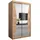 abiks möbel Schwebetürenschrank MONACO 120 x 200 x 62 cm Eiche Artisan