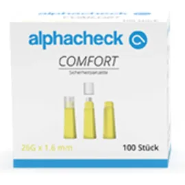 ALPHACHECK Lanzetten 28G x 1,6 mm 100 St.