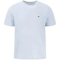 FYNCH-HATTON T-Shirt mit Logo-Stitching, Hellblau, XL