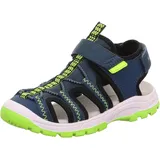 superfit Jungen Tornado Light Sandale, Blau Gelb 8010, 37 EU