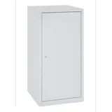 C+P Stahl-Flügeltürenschrank Serie 89, H1000xB100xT500mm, 7035/7035