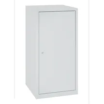 C+P Stahl-Flügeltürenschrank Serie 89, H1000xB100xT500mm, 7035/7035